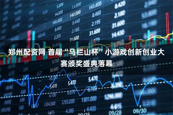 郑州配资网 首届“马栏山杯”小游戏创新创业大赛颁奖盛典落幕