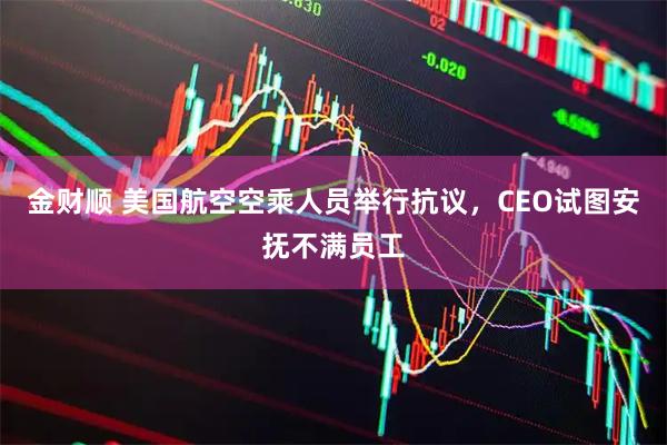 金财顺 美国航空空乘人员举行抗议，CEO试图安抚不满员工